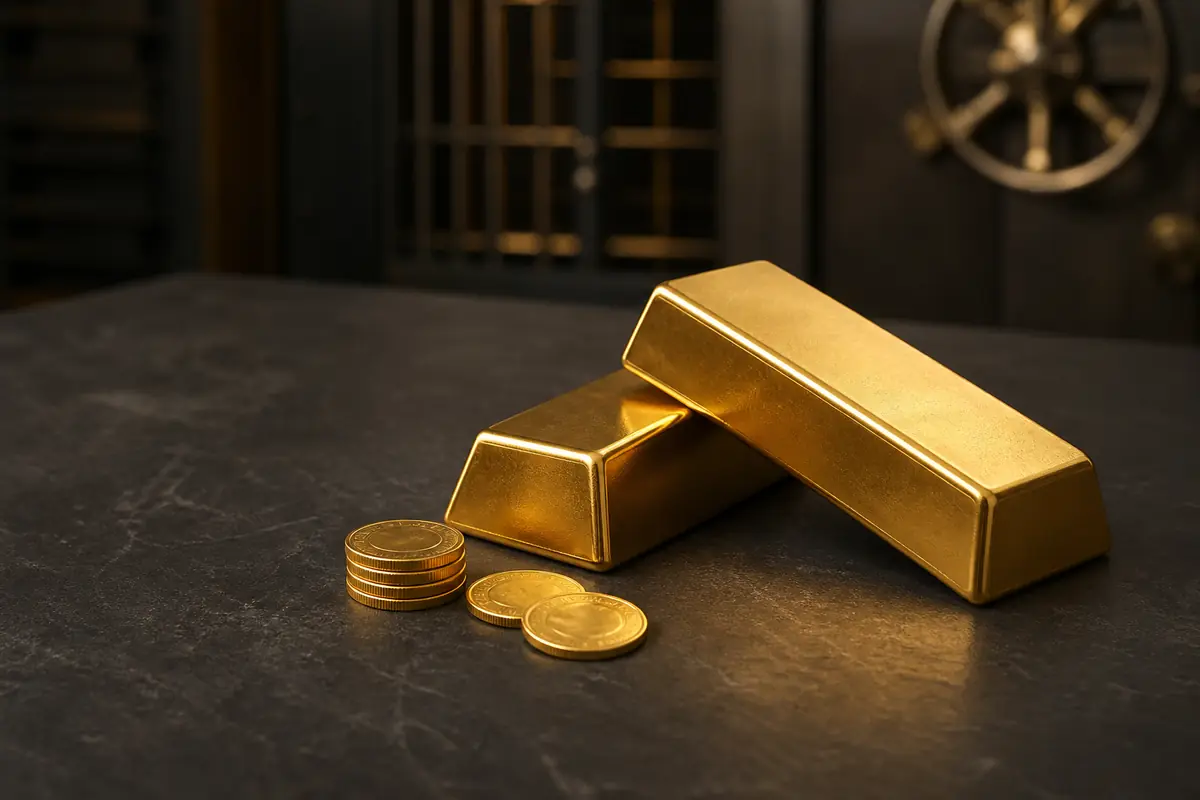 Goldbarren als physischer Sachwert